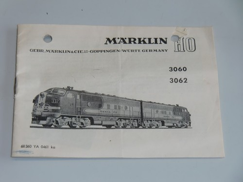 Märklin 3060 3062 - mÄrklin,